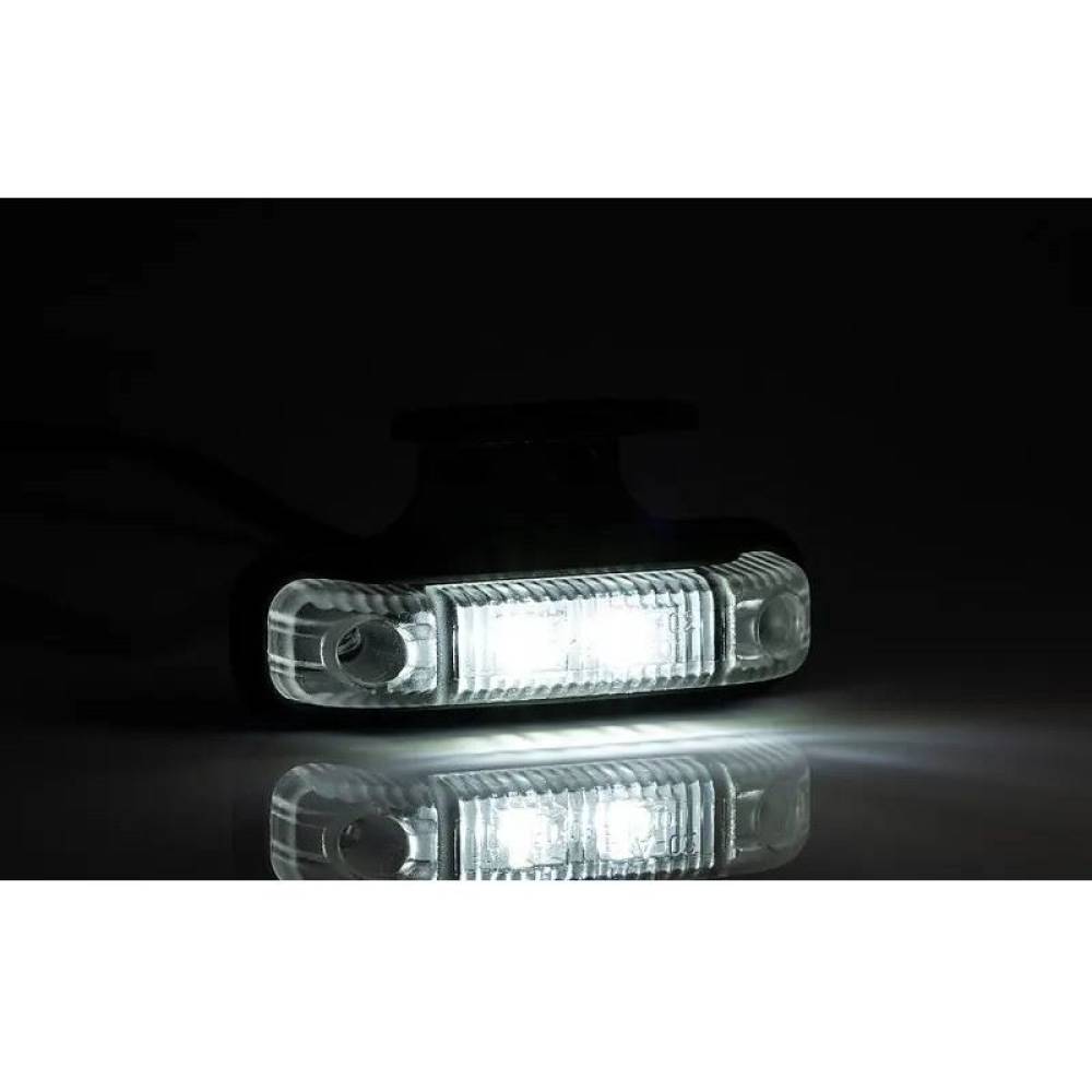 Lampa gabarit 80x18, LED, alba, cu talpa, 12-36V, FT-013 B+K Fristom  