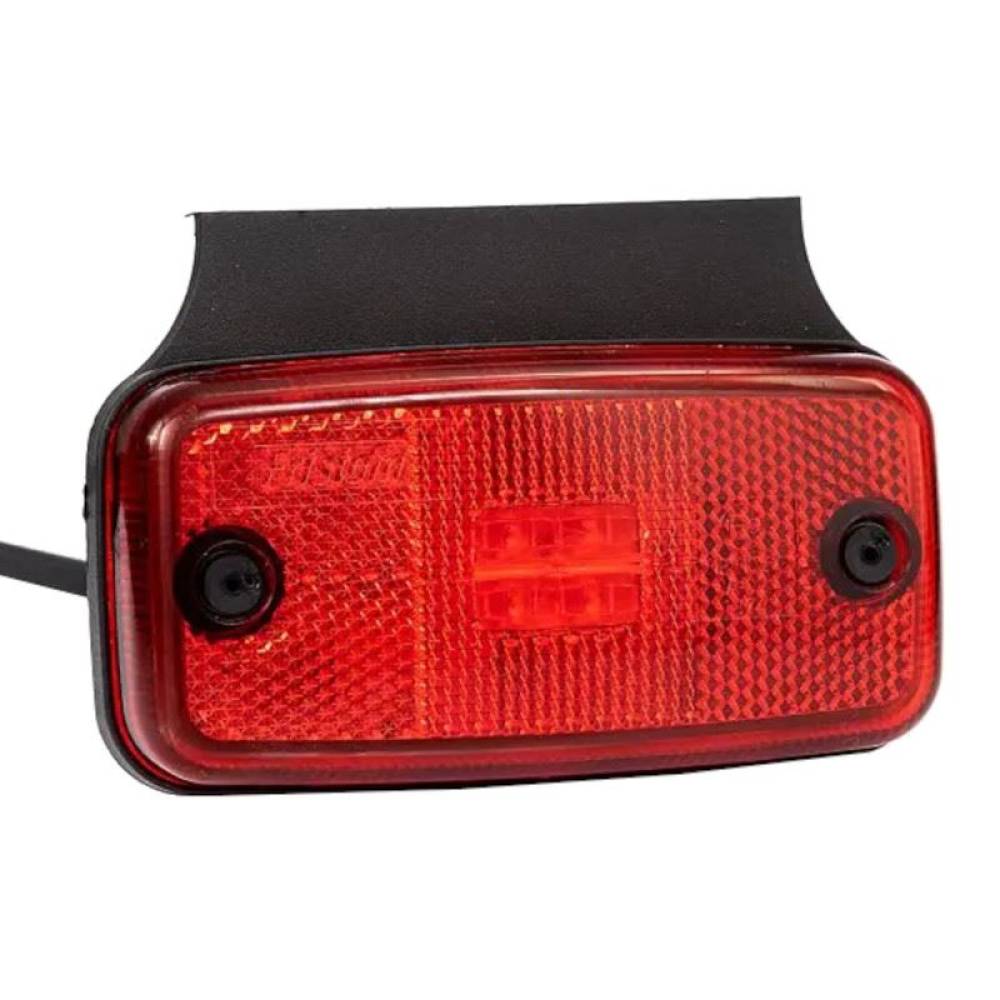 Lampa gabarit 110x54, LED, rosie, cu suport, 12-36V, FT-019C+K Fristom