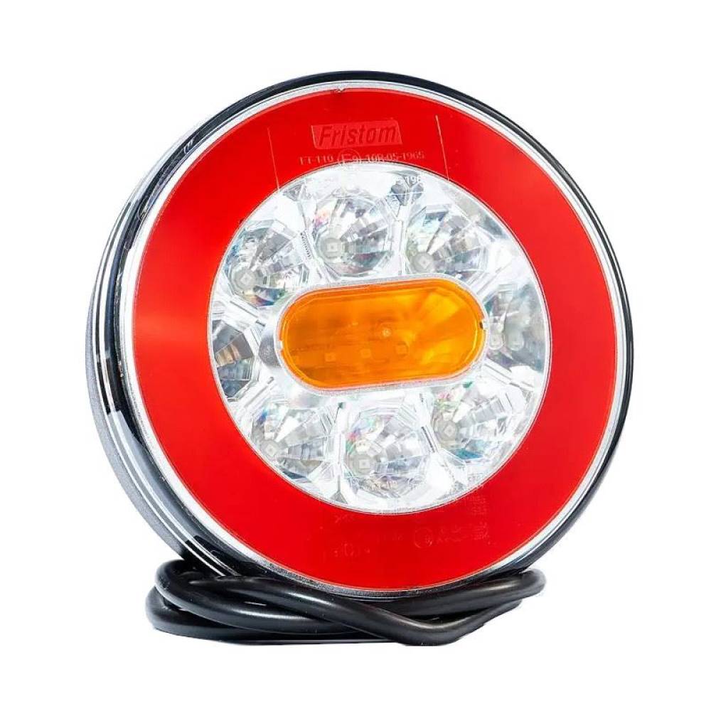 Lampa spate fi140, 3 functii, hamburger, fire, LED neon, FT-110 Fristom Lampa spate fi140, 3 functii, hamburger, fire, LED neon, FT-110 Fristom
