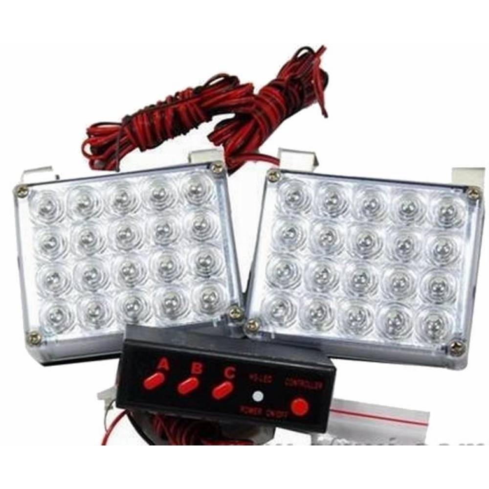 Proiector stroboscopic galben LED Flash Light 51028 Art