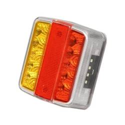 Lampa spate 100x90, 5 functii, iluminare numar, LED, TRL-003 Dafa