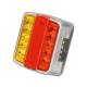 Lampa spate 100x90, 5 functii, iluminare numar, LED, TRL-003 Dafa