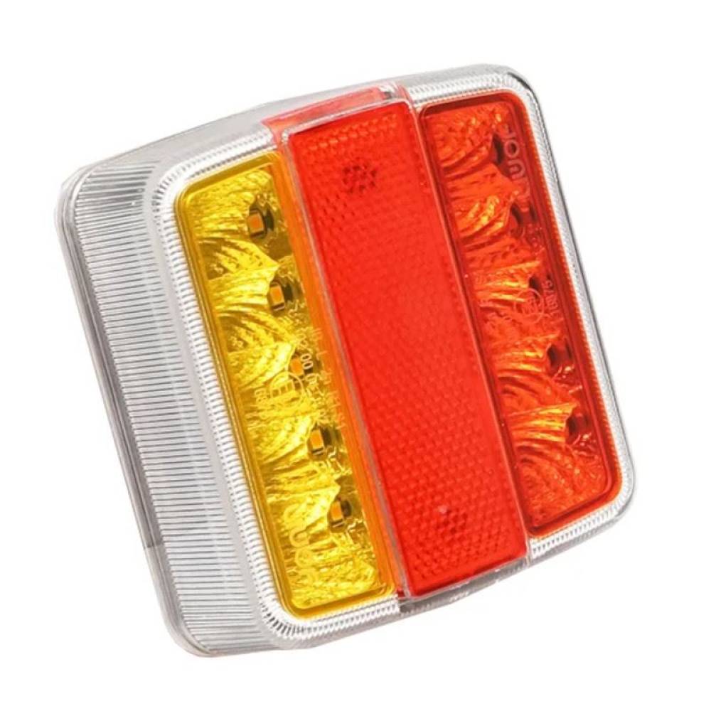 Lampa spate 100x90, 5 functii, iluminare numar, LED, TRL-003 Dafa