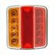 Lampa spate 100x90, 5 functii, iluminare numar, LED, TRL-003 Dafa