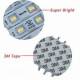 Modul 3 LED-uri, SMD injectate, 3x5730, 12V, lumina alba, 20 bucati/folie
