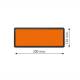 Placa ADR neutra nepliabila reflectorizanta 30x12cm 6001/R Reflex Placa ADR neutra nepliabila reflectorizanta 30x12cm 6001/R Reflex