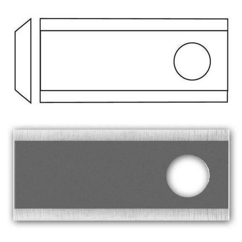 Lama cutit dreapta pentru cositoare rotativa, gaura fi19mm R96 Gerpol     25buc/cut