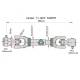 Cardan semanatoare SPC 6-8, T1 cruce, 650mm, AK50 UTB