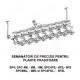 Cardan semanatoare SPC 6-8, T1 cruce, 650mm, AK50 UTB