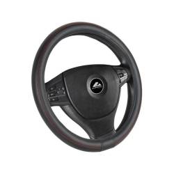 Husa volan 37 - 39cm negru cu cusatura rosie 4496 Automax    