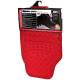 Set 4 covorase universale 65x47, din cauciuc cu aspect aluminiu, rosu, APA3000 Race Sport