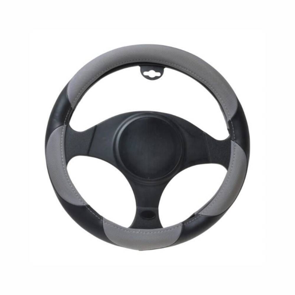 Husa volan 37-39cm, negru cu gri, 5531 Automax Husa volan 37-39cm, negru cu gri, 5531 Automax