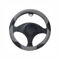 Husa volan 37-39cm, negru cu gri, 5531 Automax  