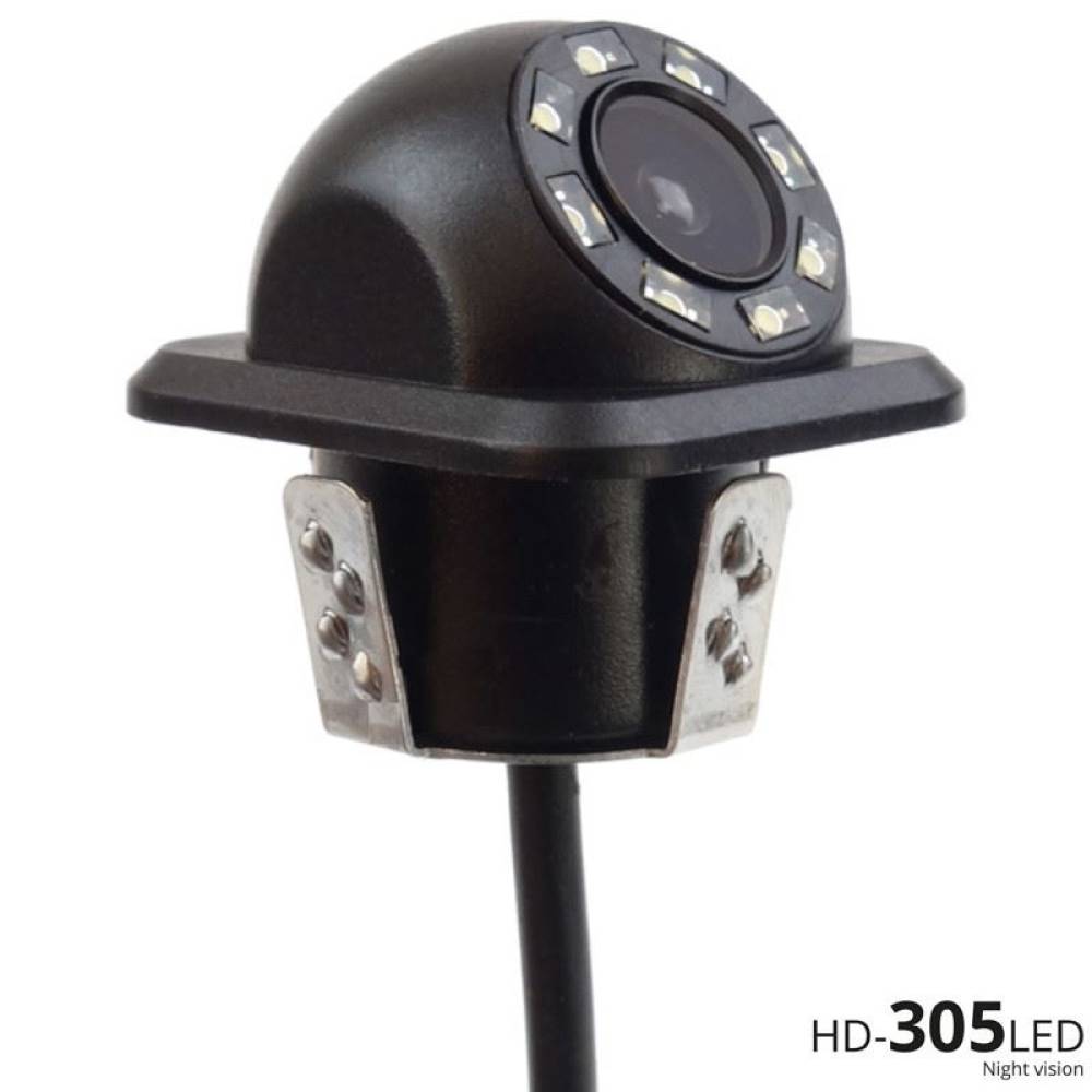 Camera video marsarier, incastrabila fi18mm, 8 LED-uri, oblica, HD305 02165 Amio Camera video marsarier, incastrabila fi18mm, 8 LED-uri, oblica, HD305 02165 Amio