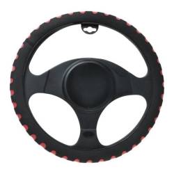 Husa volan 37-39cm din burete margine cu rosu Automax 5134