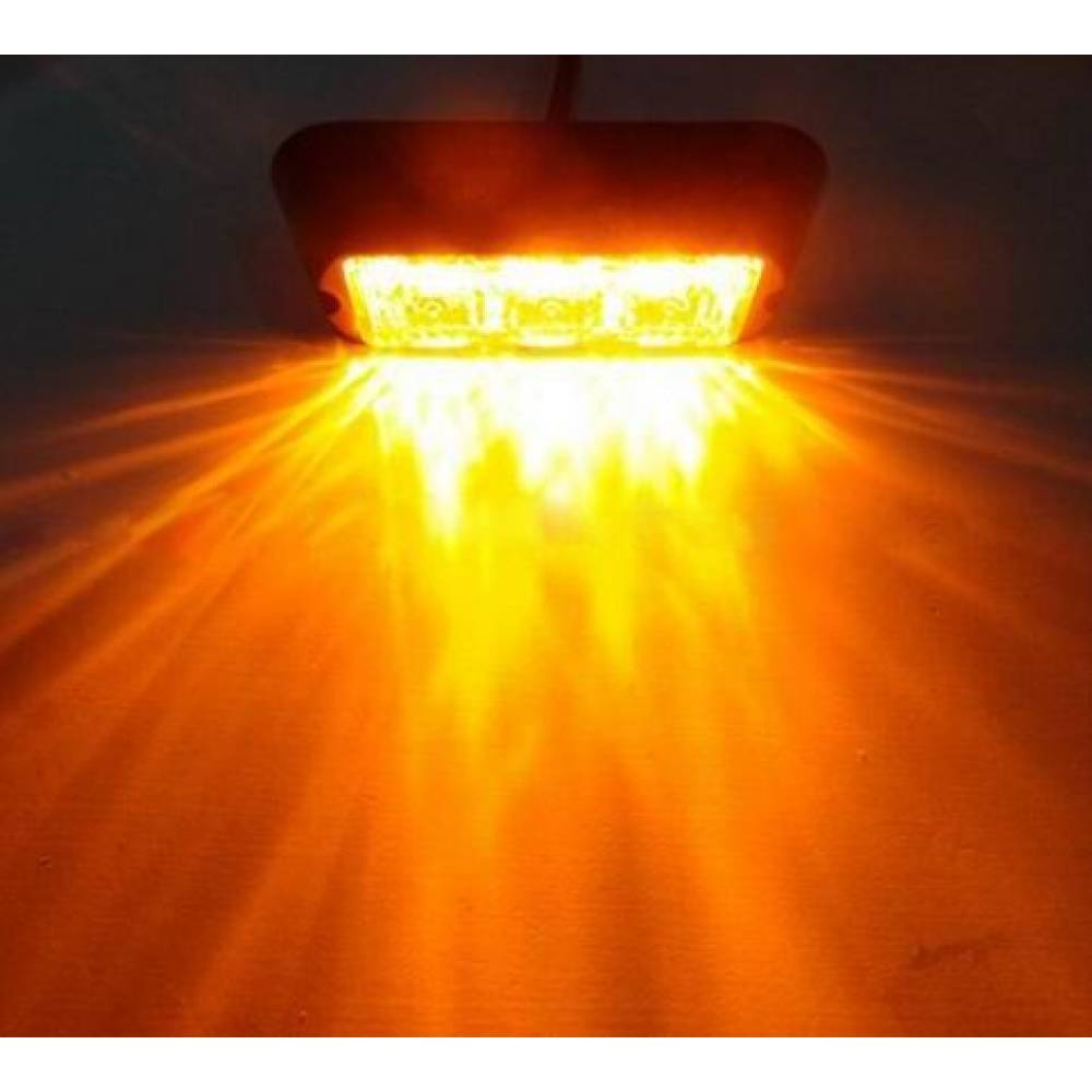 Proiector stroboscopic galben, 4 LED, 4w, 12-24V 572 Art Proiector stroboscopic galben, 4 LED, 4w, 12-24V 572 Art