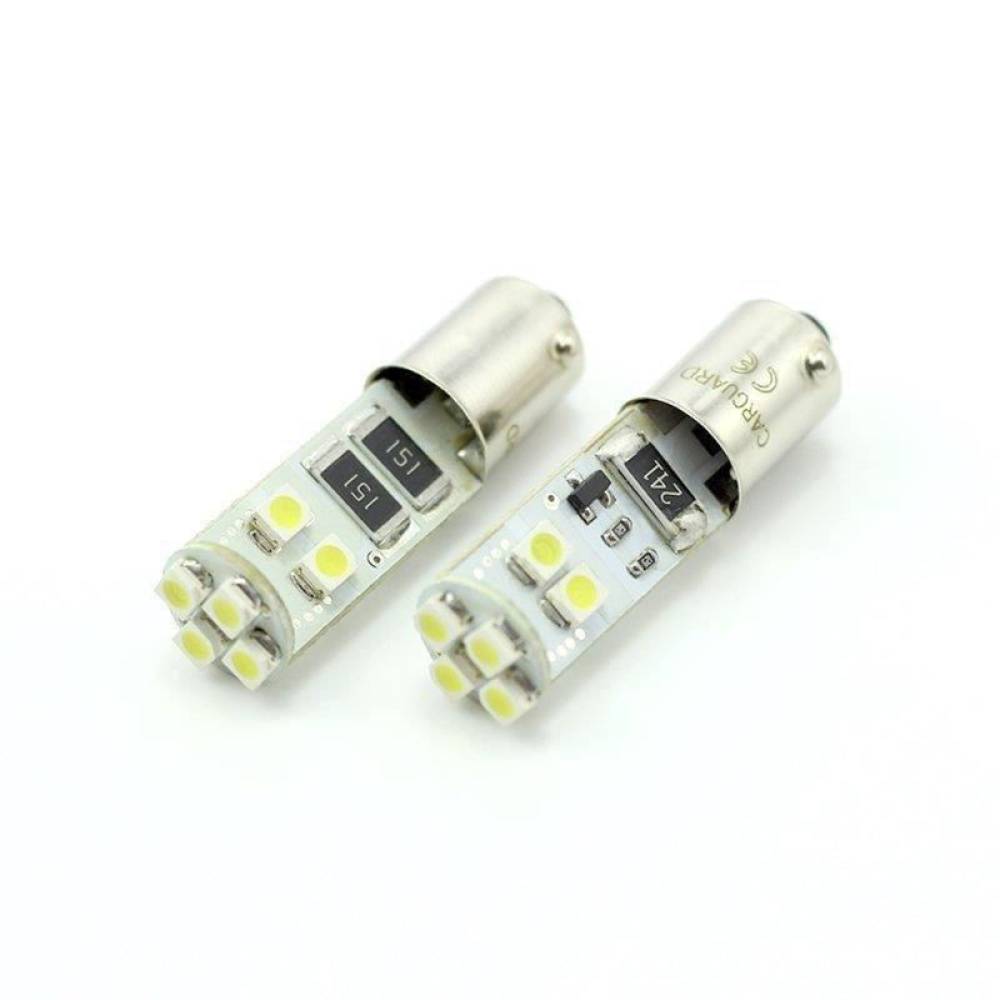 Set 2becuri 12V T3W BA9S, 8 Leduri SMD, CANBUS, Can101, Carguard