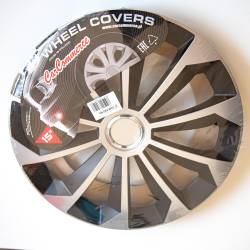 Capace roti 15'' pret/buc, Jestic Fame II cu inel, grafit cu argintiu