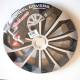 Capace roti 15'' pret/buc, Jestic Fame II cu inel, grafit cu argintiu