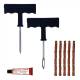 Kit reparatie cauciuc, 5 snururi vulcanizare, cu 2 dispozitive, metal si solutie, Quick & Safe