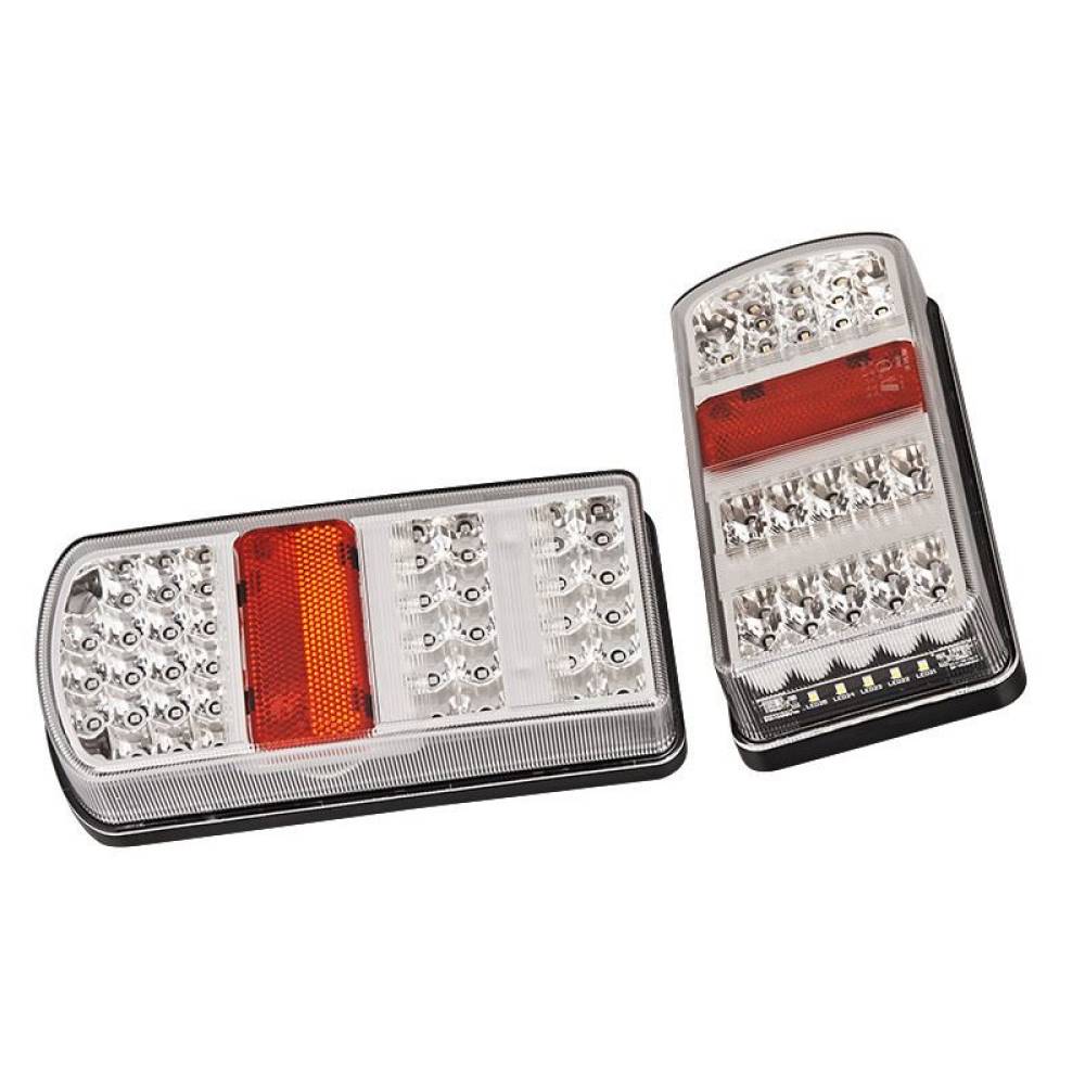 Lampa spate 227x106, 6 functii, cu ceata si numar, stanga, TRL-006L Dafa
