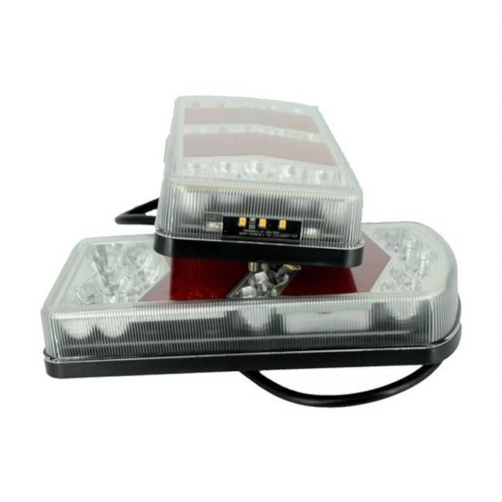 Lampa spate 230x105, 6 functii, cu ceata si numar, LED, Glo-Trac TRS-006L Dafa