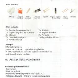 Kit reparat jante aliaj, capace AG0011BW1B Visbella