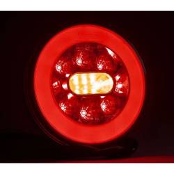 Lampa spate fi140, 3 functii, hamburger, LED neon, mufa, LED, FT-110 Bajonet Fristom