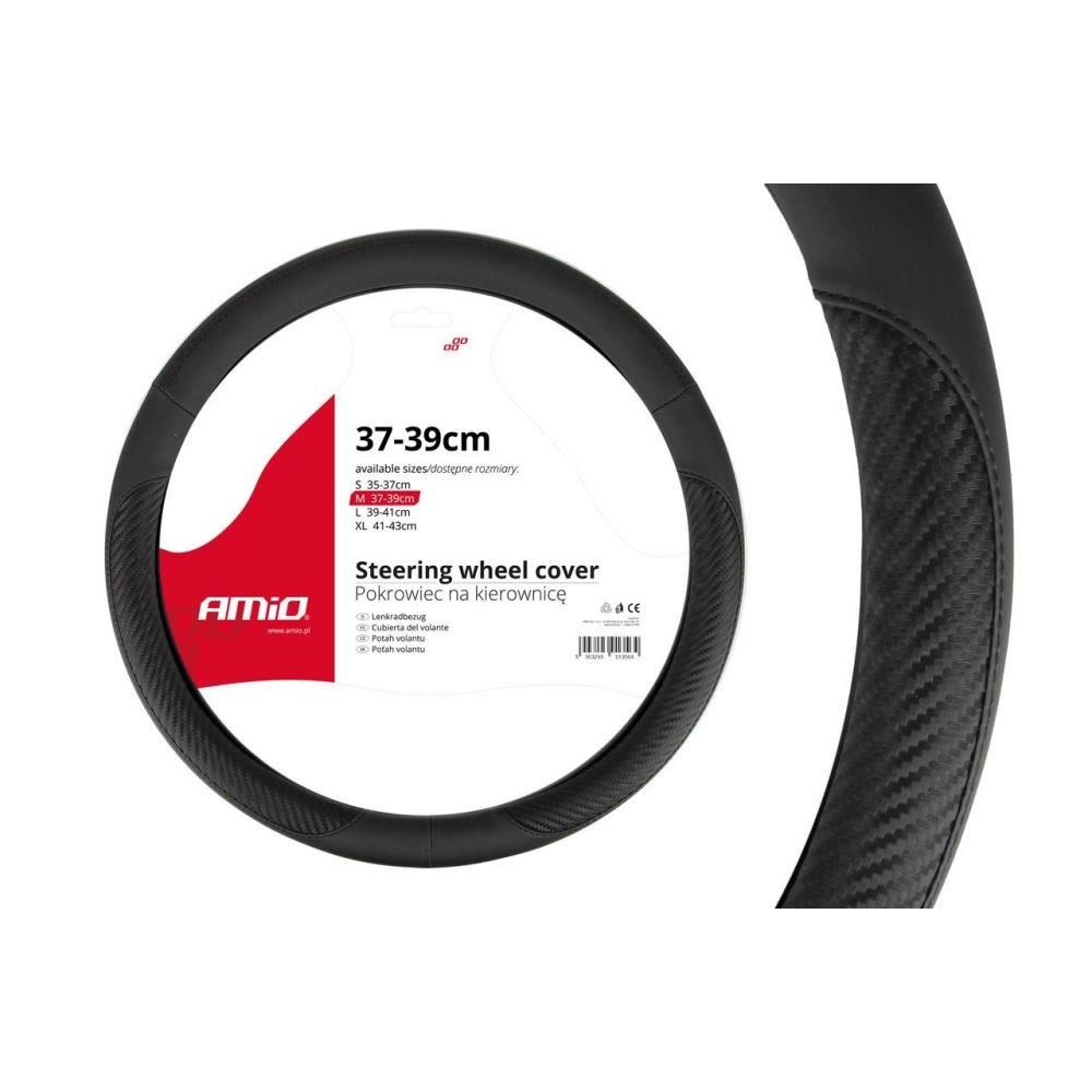 Husa volan, 37-39cm, carbon, SWC-16-L, 01694 Amio