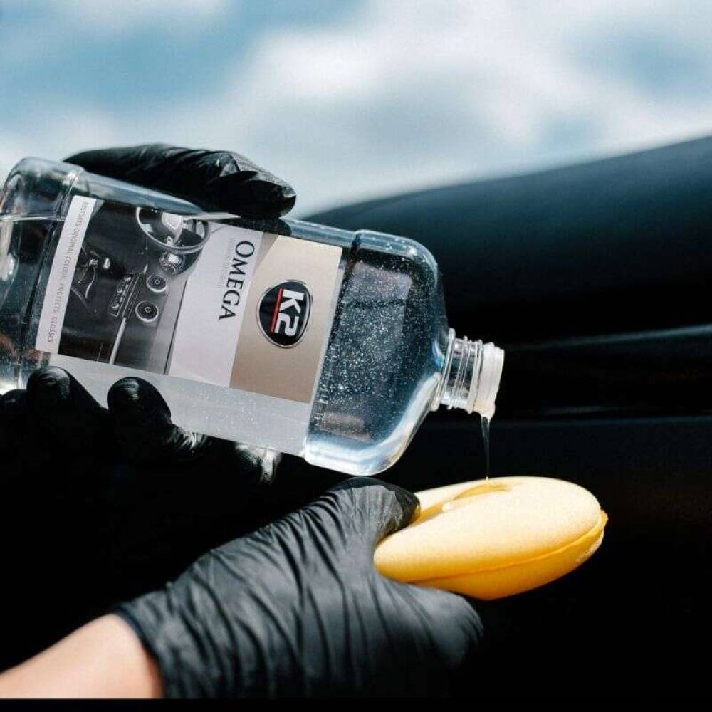 Solutie premium curatare si lustruire bord, 500ml, cu laveta si burete aplicator, Omega G410 K2 Solutie premium curatare si lustruire bord, 500ml, cu laveta si burete aplicator, Omega G410 K2