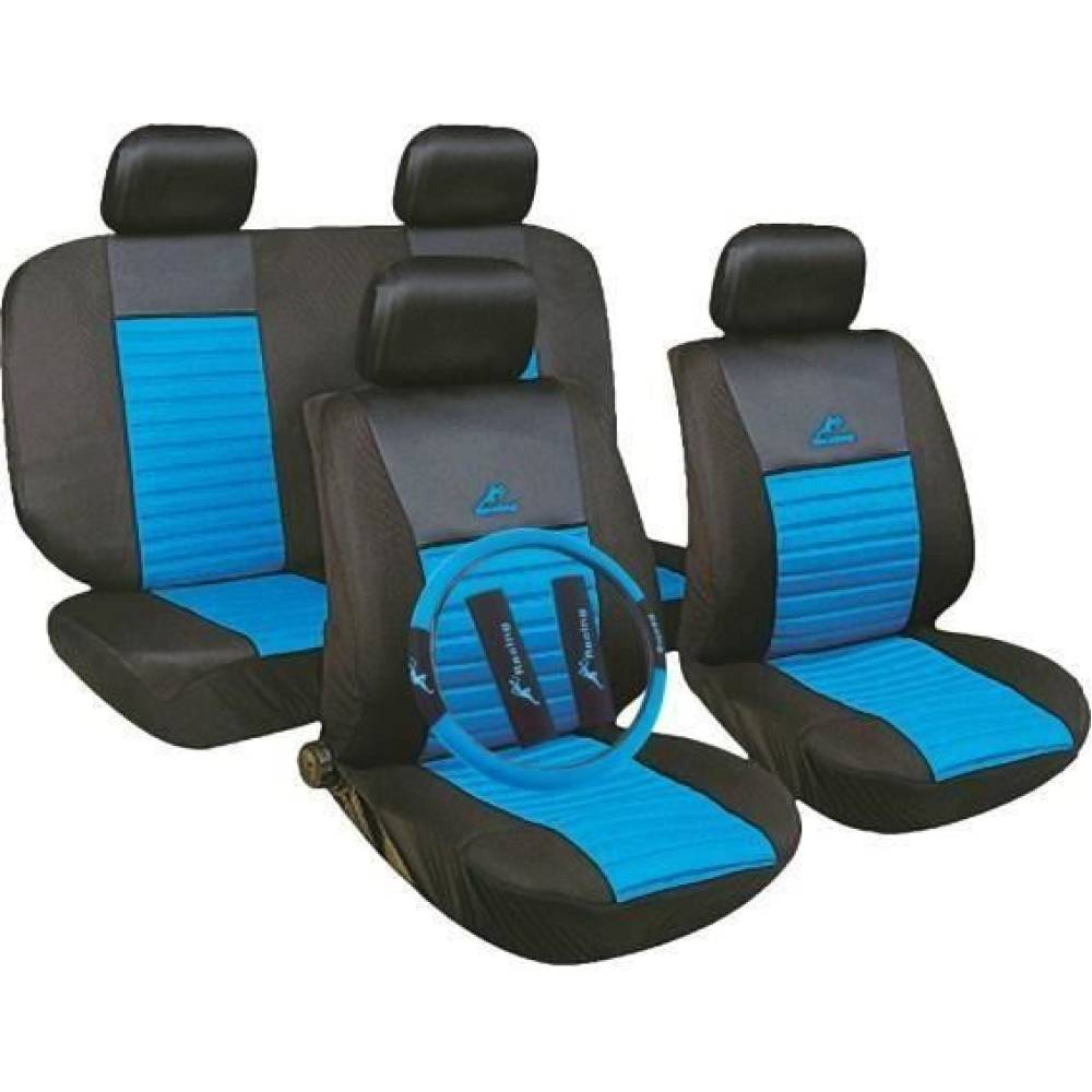 Set huse auto universale, airbag, cu husa volan si centura, 24016/3 Tango Racing