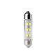 Set 2 becuri sofit 12V C5W 36mm 6LED-uri, albastru Vecta 5843