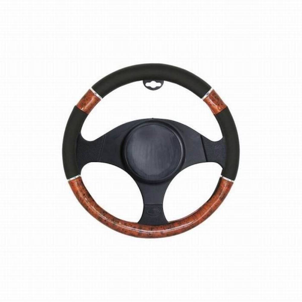 Husa volan 37-39cm, lemn cu imitatie piele 6941 Automax