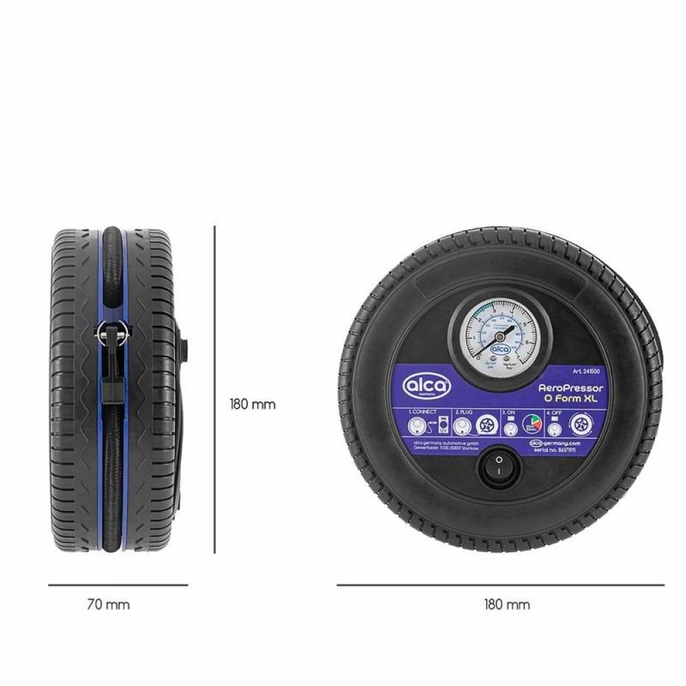 Compresor aer 12V, 17Bar O-Form XL 241.50 Alca