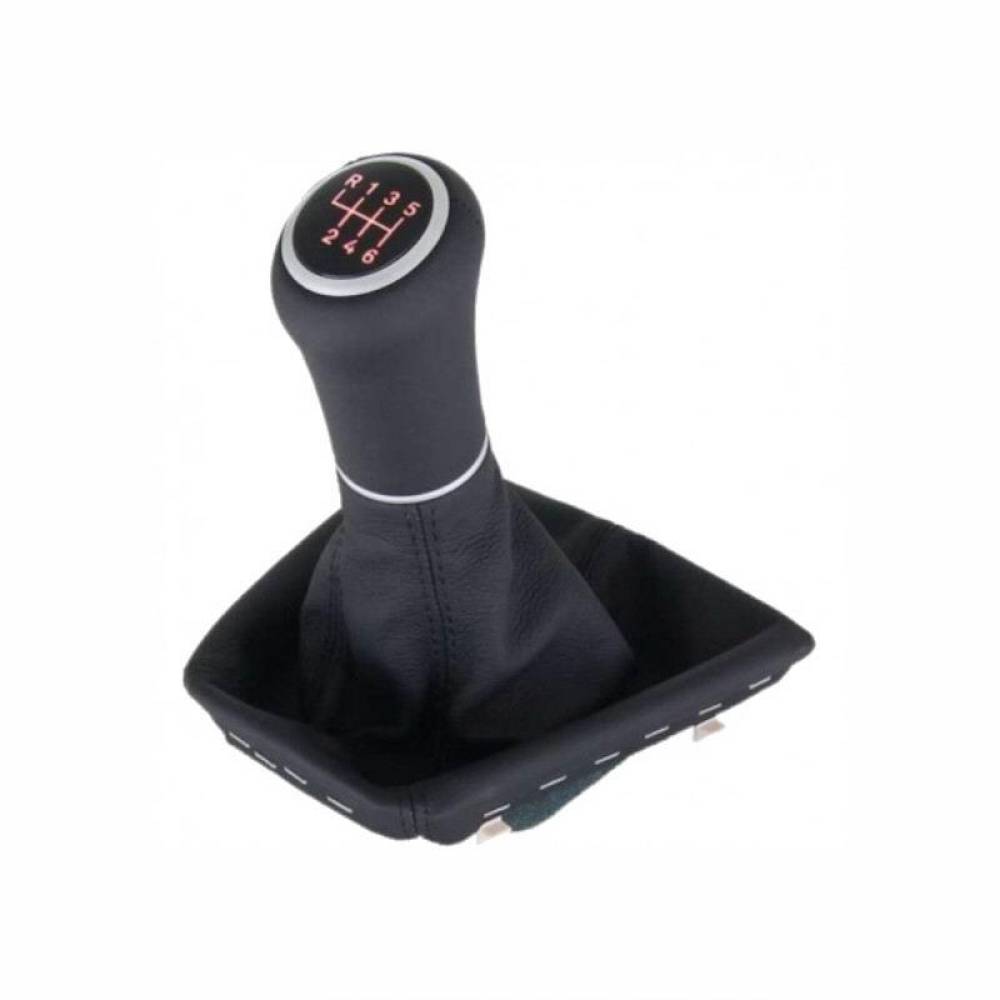 Maner schimbator viteza cu husa, LED, 6 viteze, BMW E46, negru FXBM47 Maner schimbator viteza cu husa, LED, 6 viteze, BMW E46, negru FXBM47