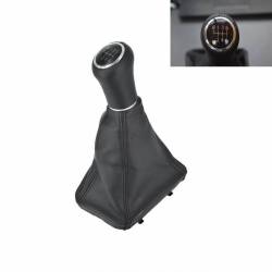Maner schimbator viteza cu husa, LED, 6 viteze, BMW E46, negru FXBM47