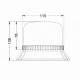 Girofar 12-24V h108, 60 LED-uri, 17W, cu magnet sau 3 suruburi, cu intrerupator, 03337 Amio