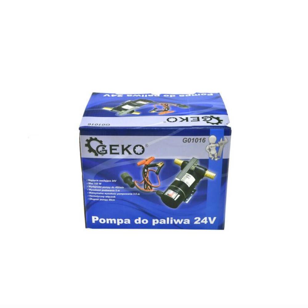 Pompa electrica transfer combustibil, 24V, 155W, 40L/min, G01016 Geko