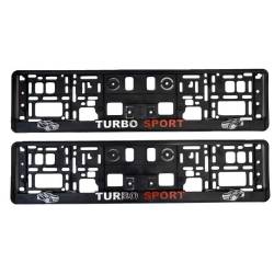 Suport numar 3D TURBO SPORT