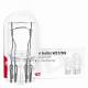 Set 10 bucati bec soclu sticla, 12V/21W/5W, W21/5W, T20, W3x16Q, 02552 Amio