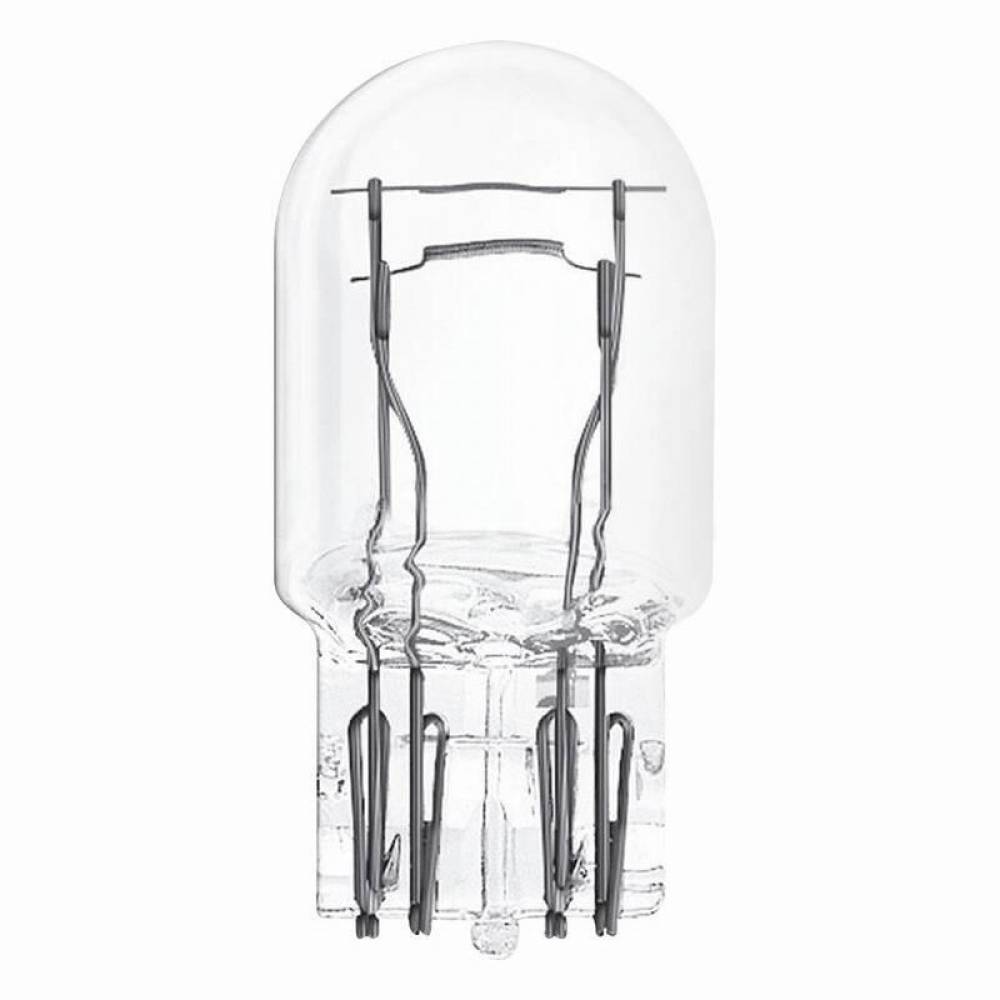 Set 10 bucati bec soclu sticla, 12V/21W/5W, W21/5W, T20, W3x16Q, 02552 Amio