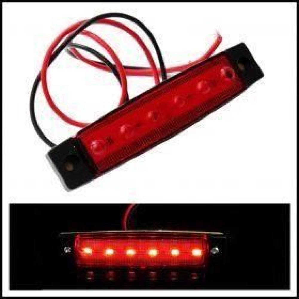 Lampa gabarit 95x20, LED, rosie, 12V, 1451 TruckLight