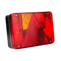 Lampa spate 219x142, 6 functii, cu triunghi si ceata, stanga, LZT 471 Horpol