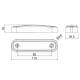 Lampa gabarit 110x30.5, LED, alba, 12-36V, FT-045B Fristom