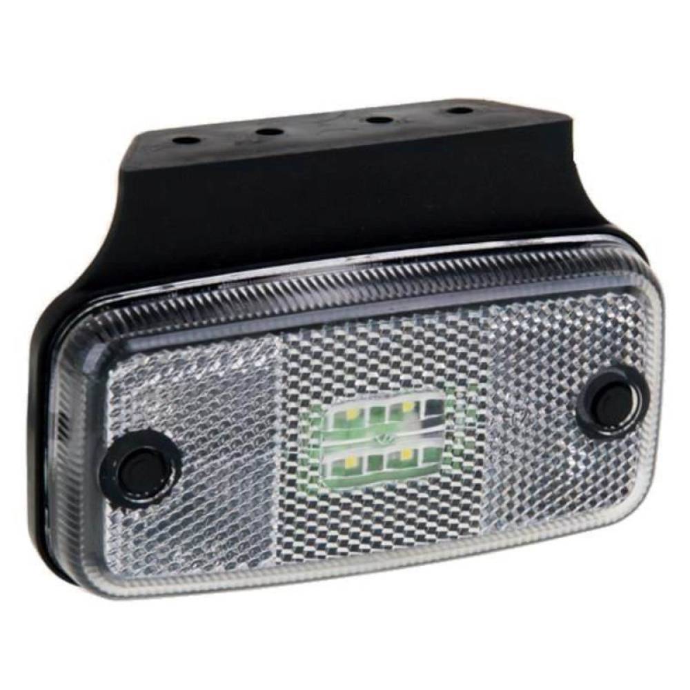 Lampa gabarit 110x54, LED, alba, cu suport, 12-36V, FT-019B+K Fristom Lampa gabarit 110x54, LED, alba, cu suport, 12-36V, FT-019B+K Fristom