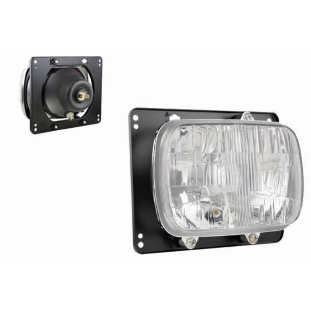 Far cu faza lunga, scurta si pozitie, pentru tractor New Holland bec R2 27608 Wesem, compatibil cu New Holland
