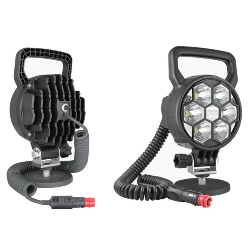 Proiector lucru fi117, LED, 2500lm, cu intrerupator si maner, CRC3F.50496 Wesem
