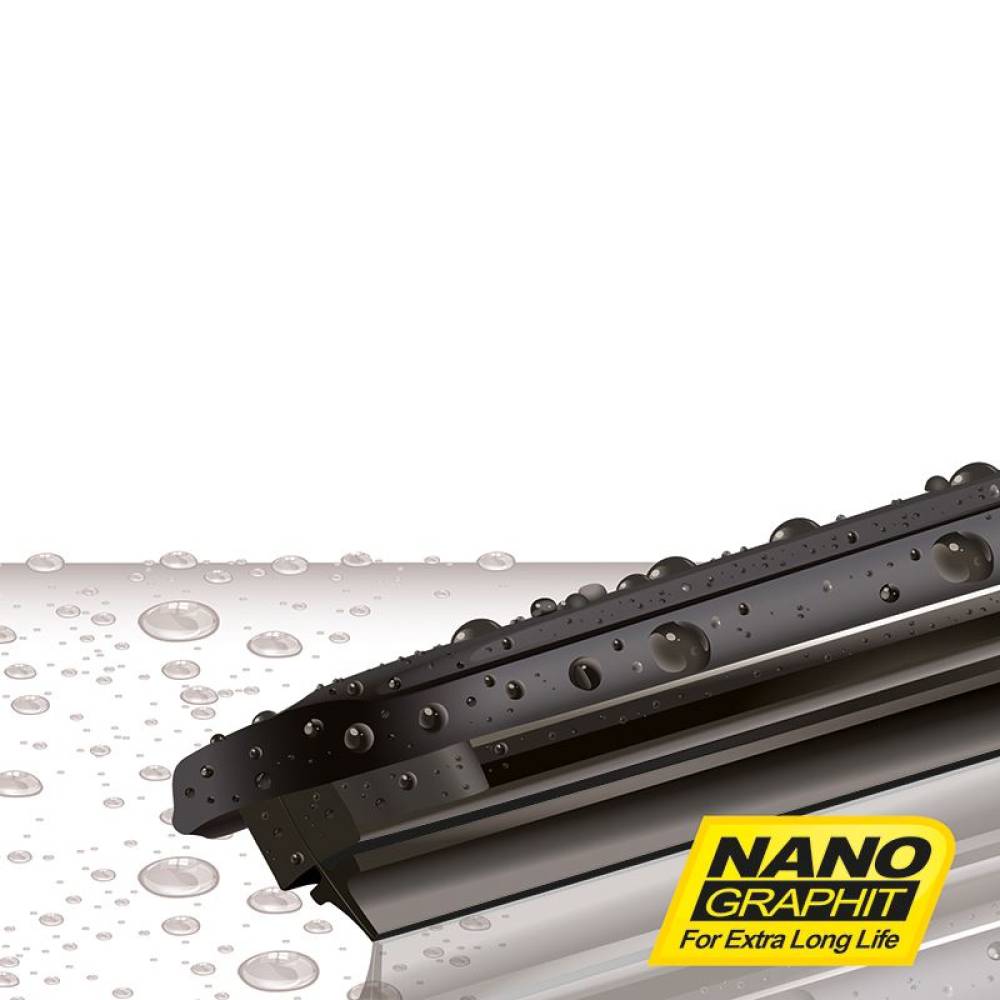 Stergator parbriz 17''/43cm 047.00 Alca Super Flat grafitat 