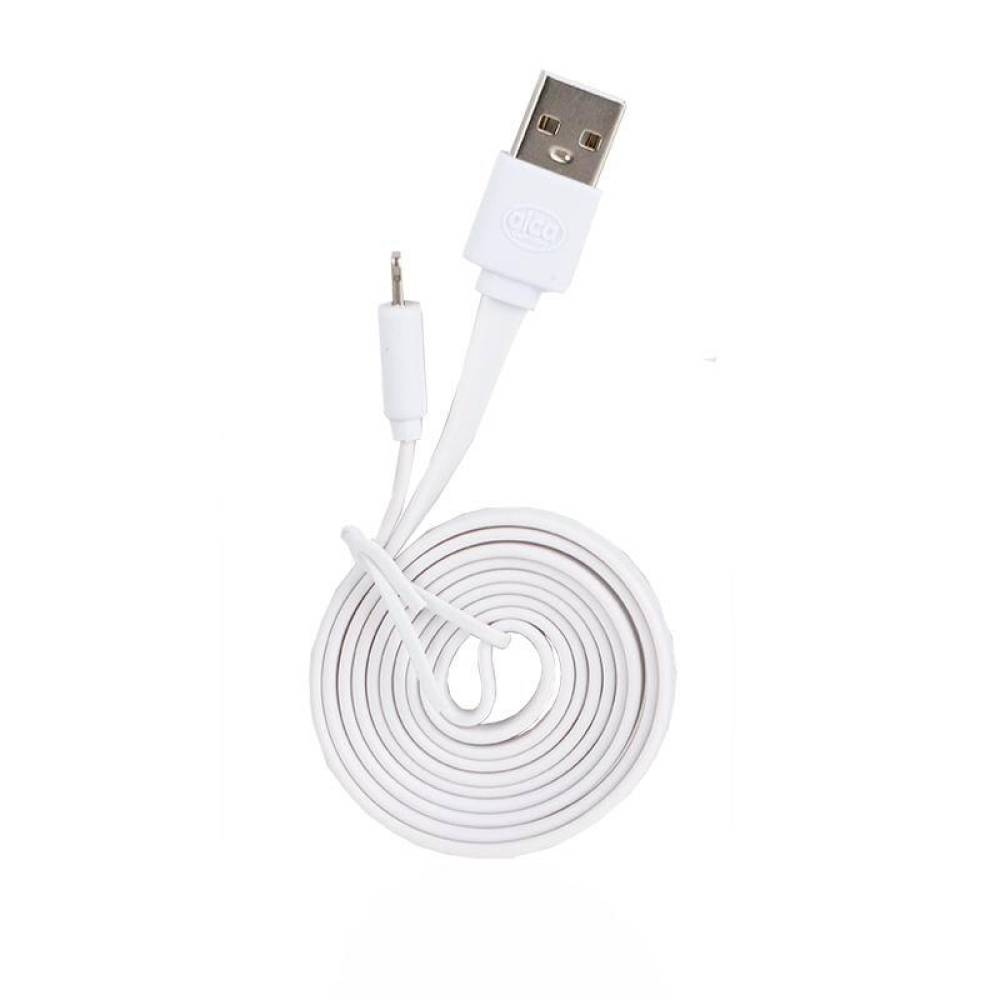 Cablu incarcator USB, Apple Iphone 5, 6, Ipad, alb, 510.72 Alca 
