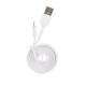 Cablu incarcator USB, Apple Iphone 5, 6, Ipad, alb, 510.72 Alca 